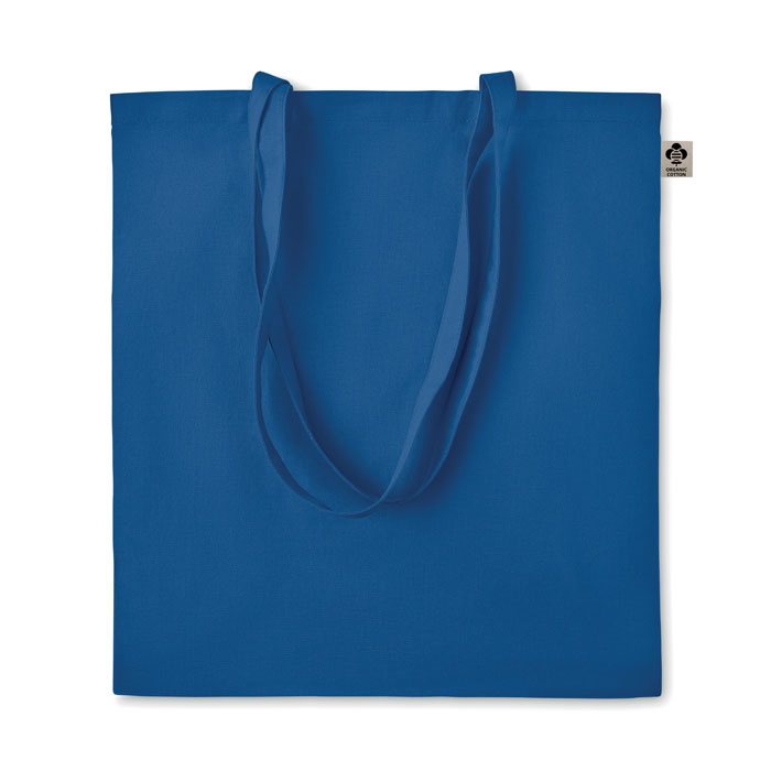 Tote bag coton bio publicitaire 140g - ZIMDE Bleu royal